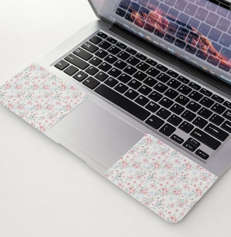 WINTOJO 11.6 13 13.3 14 15 15.6 inches Netbook Laptop Skin Sticker Decal Reusable Protector Cover Case for Laptop Notebook chromebook Pink Flowers W-NEK-48 - Image 3